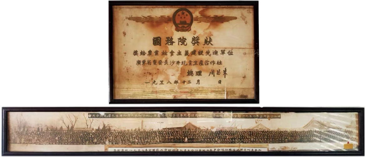 国务院奖状——沙井蚝业生产合作社